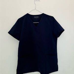 Mandala Navy Blue Scrub Set (Top & Bottoms)